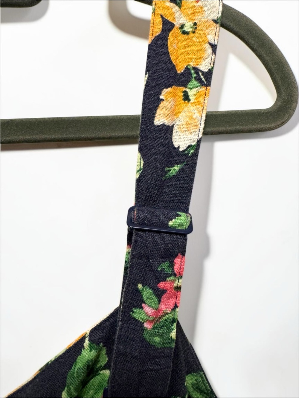 Old Navy Cami Jumpsuit Floral Linen Navy Blue XXL - Picture 8 of 12